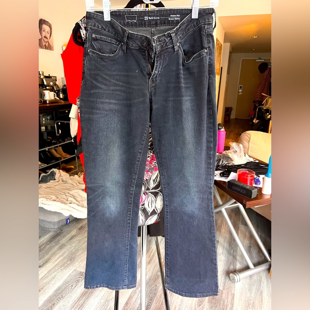 Women's Levi's Bold Curve Modern Rise Bootcut Skinny, 29x30, Excellent Condition